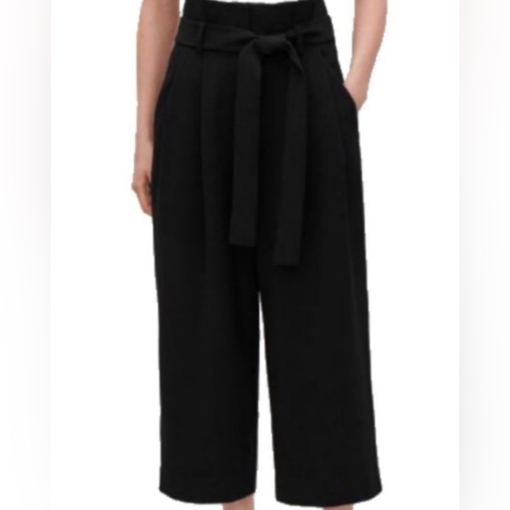 COS cropped palazzo pants